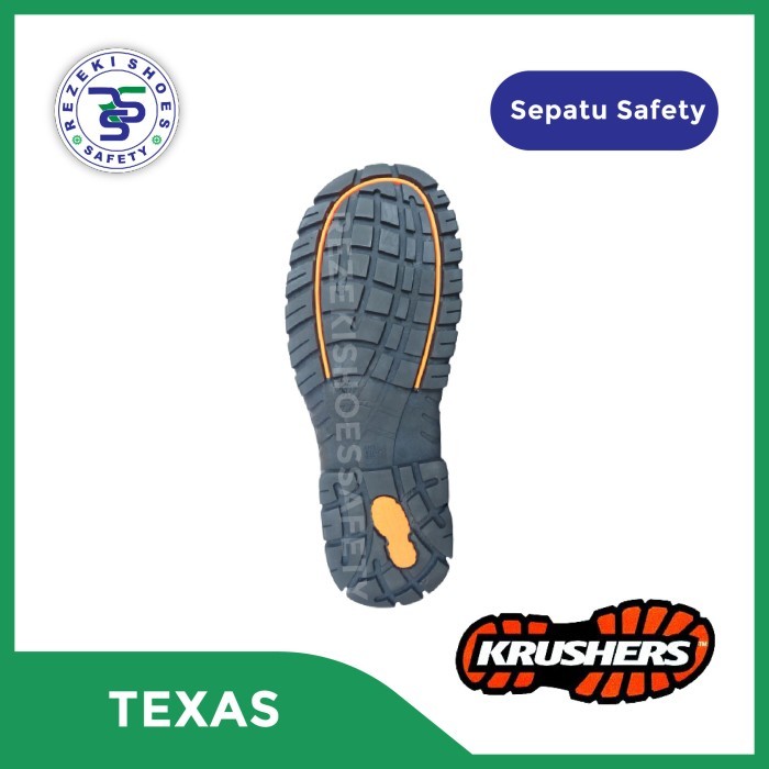 Sepatu Safety Krushers Texas Brown / Safety Shoes Krushers Texas Terlaris