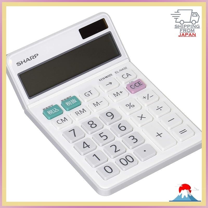 

Kalkulator Dasar Sharp (SHARP) Putih Ukuran Bagus Tipe 12 Digit EL-N432-X |UDdBCfBA|