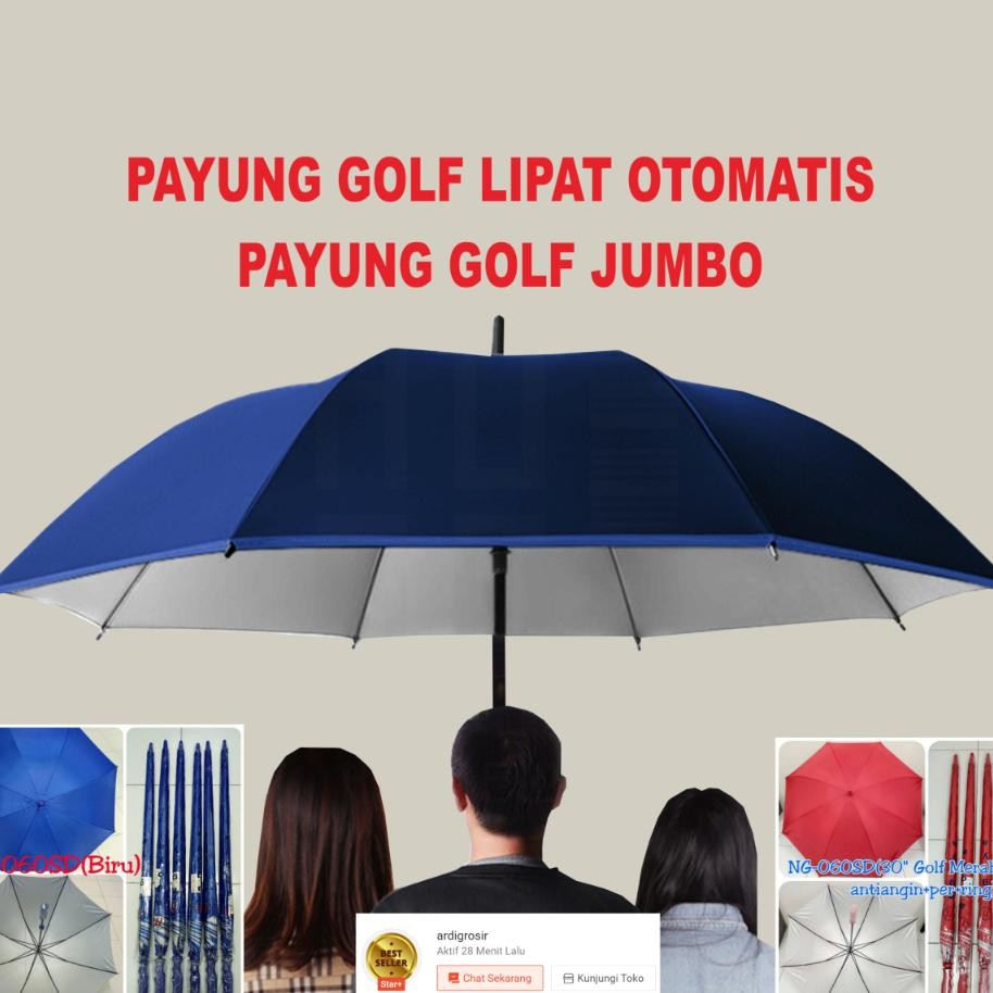 Vm - Payung Golf Jumbo Payung Golf Besar Payung Golf Custom Payung Golf Promosi Payung Golf