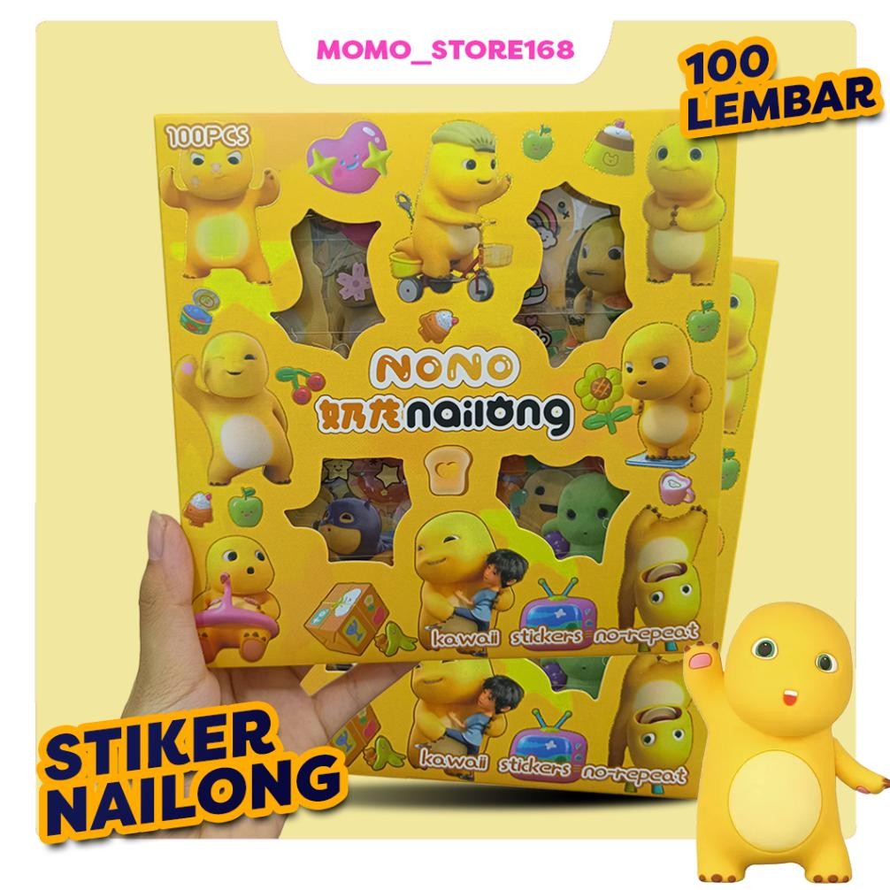 

Stiker Dino Nailong Stiker Momo Nono Cici Dino Nailong Waterproff 100 Lembar Hari Ini