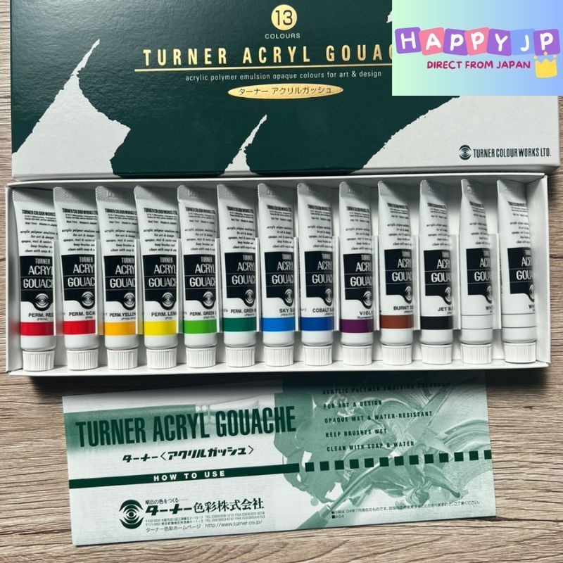 

Turner Color Acrylic Gouache Paket 13 (12 Warna) Set Sekolah AG13C 11ML |w5S0h9E6|