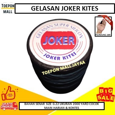 Gelasan Joker Kites By Uwais Kites Size 0.22 Bahan Senar Tekstur Kasar Tajam Panjang 2000 Yard Layan