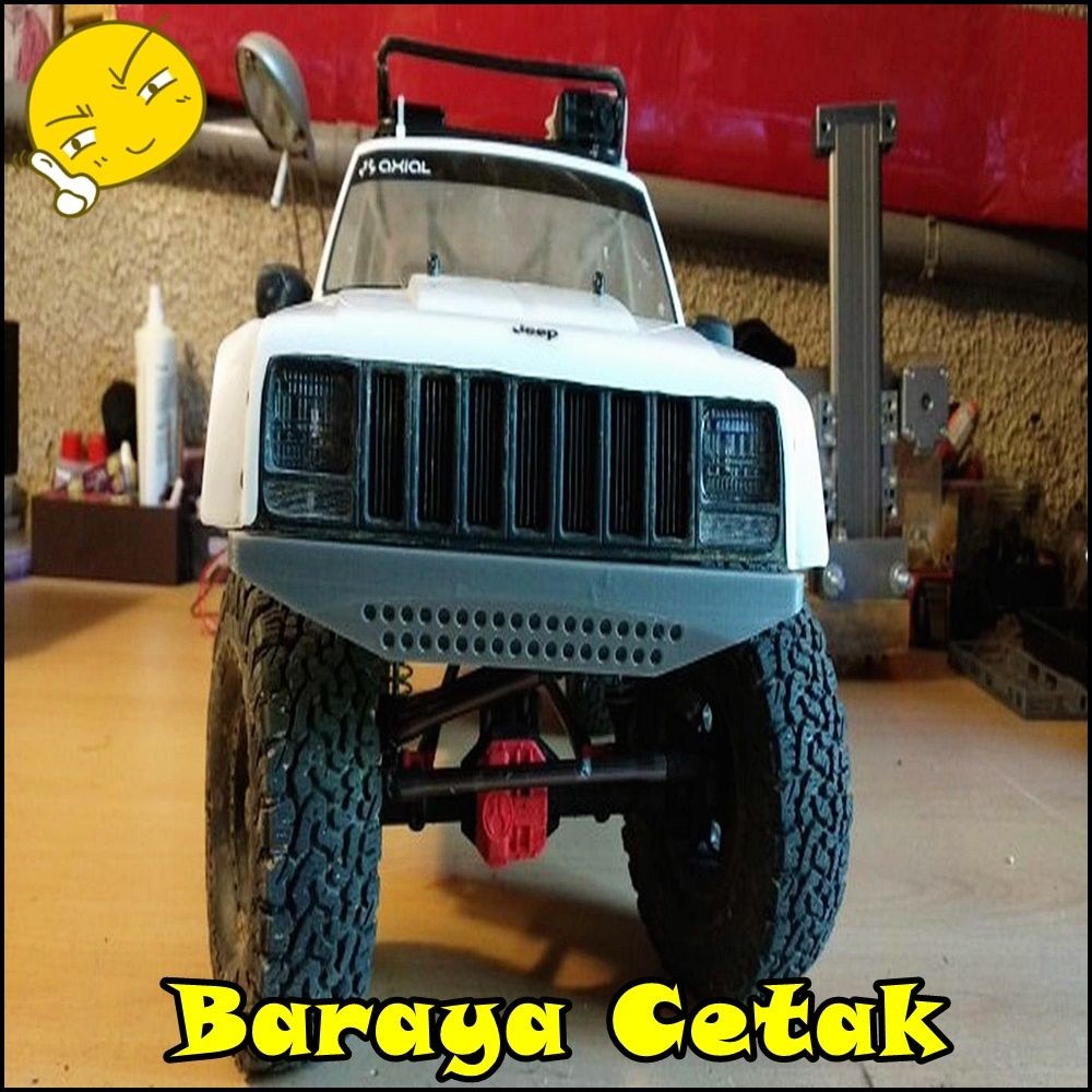 RC Bumper Axial Depan Belakang Bumper RC Axial SCX10 WPL MN 3D Print Aksesoris Mainan RC