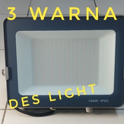 Termurah Lampu Sorot Led 100Watt 3Warna