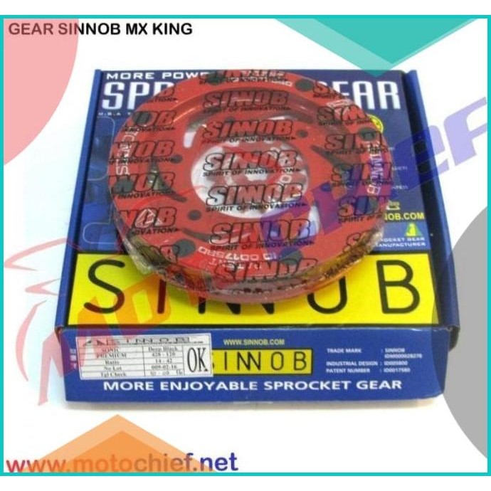 Gear Sinnob Jupiter Mx King 150 Paket Light CUSTOM 140BZ4 onderdil