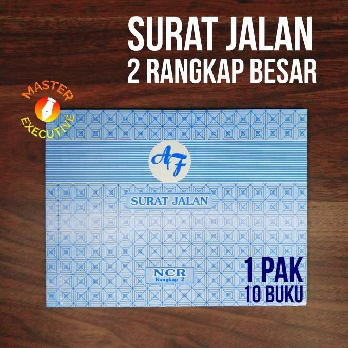 

Sale [Pak - 10 Buku] Af Buku Nota Surat Jalan 2 Ply Ncr / Rangkap B2 Besar
