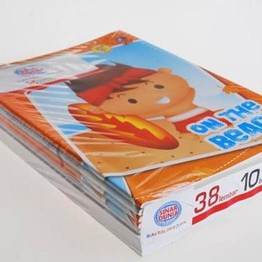 

Sale Buku Tulis Sidu Sinar Dunia 38 Lembar 1 Pak Isi 10 Buku Murah