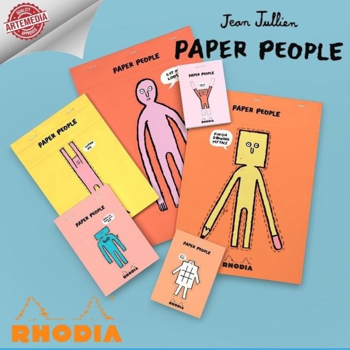 

Sale Rhodia X Jean Jullian Head Stapled Pad Notebook Buku Catatan