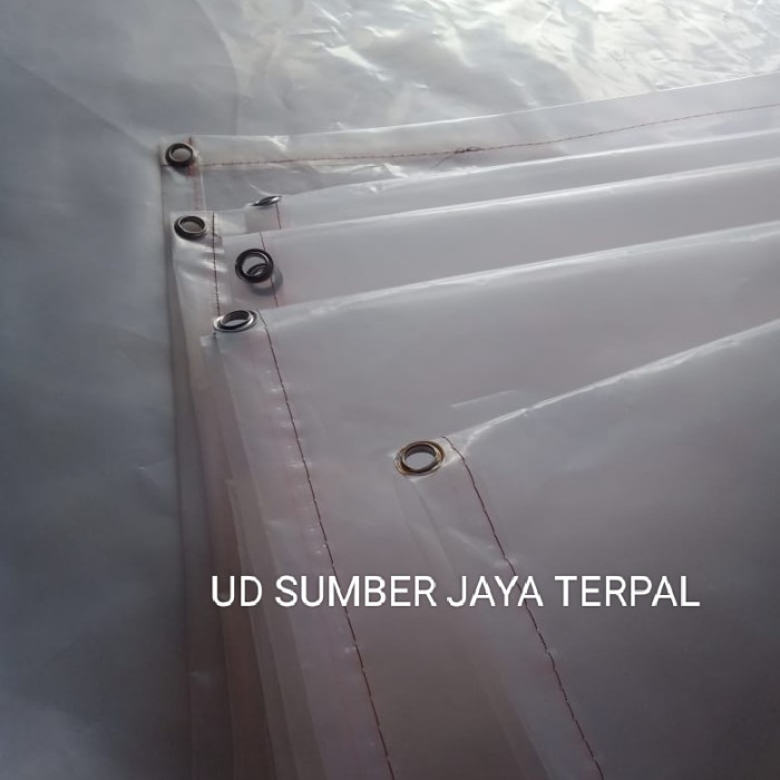 

plastik UV bening transparan ukuran 4x5 meter