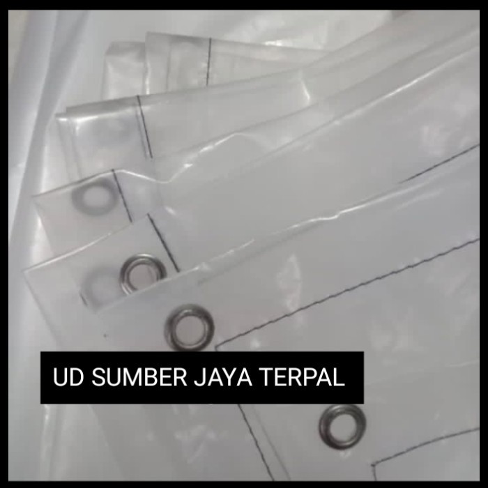 

plastik UV bening transparan ukuran 4x9 meter