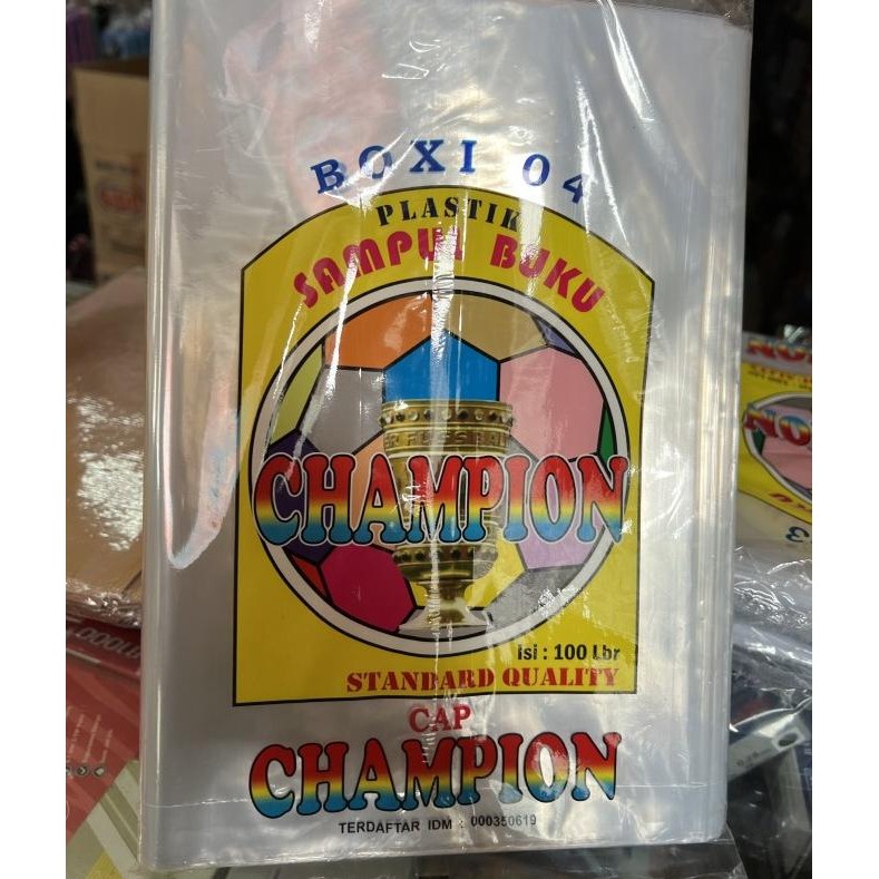 

Sale Sampul Buku Plastik Bigbos Kampus 04 Champions