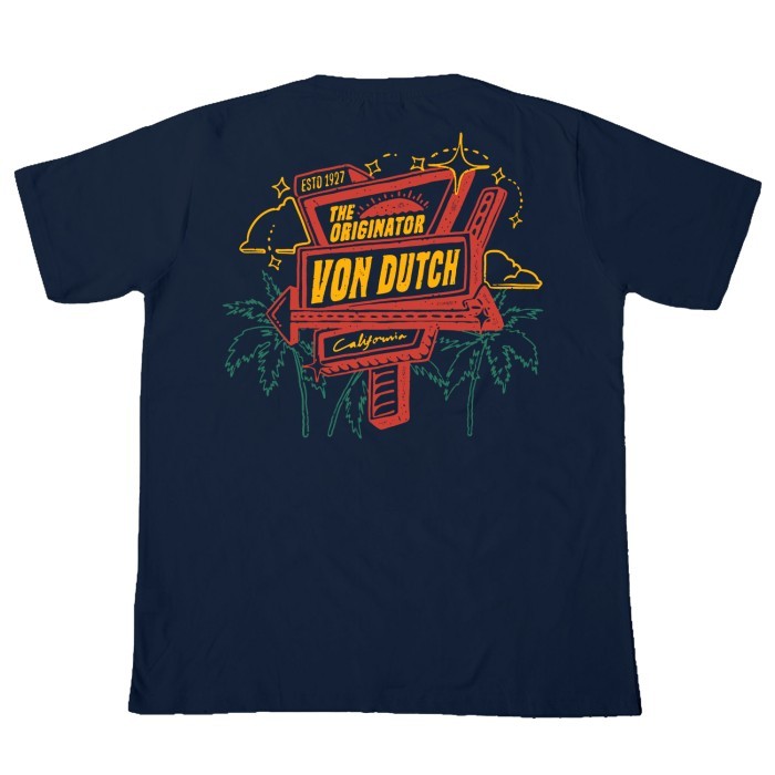 Von Dutch Tshirt 0861 Navy Blue Terlaris