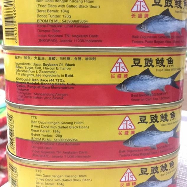 

Ikan Tausi Kaleng Tts Fried Dace With Ed Bla Bean 184Gr
