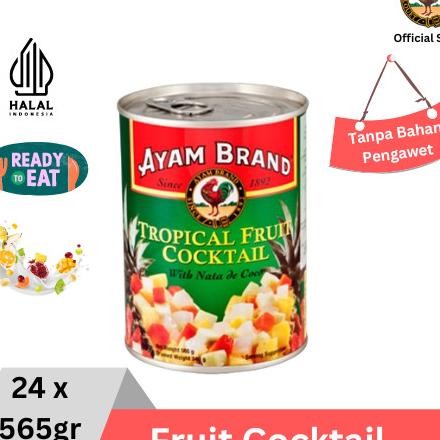 

Cotail Buah Kaleng Ayam Brand 565Gr 24 Pcs