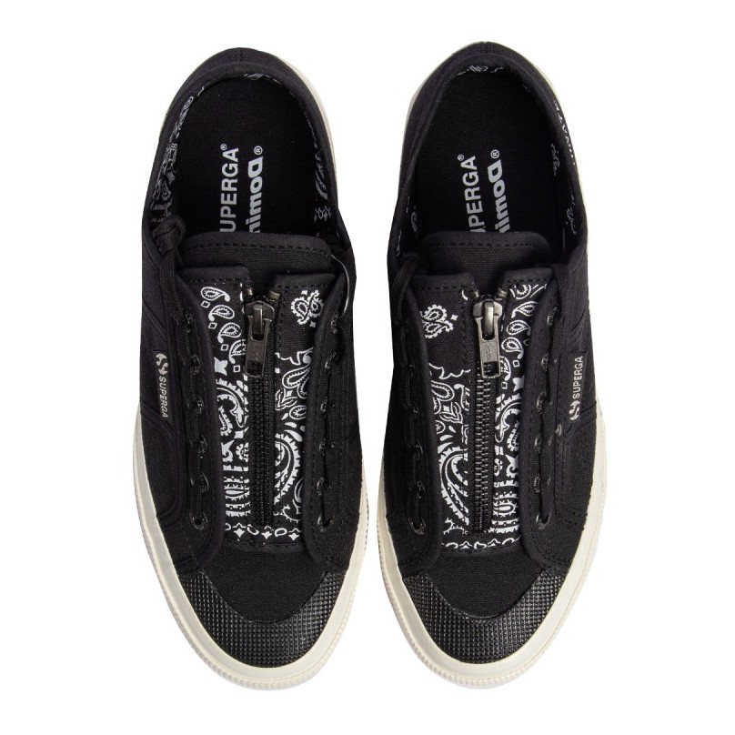 Superga X Dominate 2691 Tongue Zip Black Barangbaru