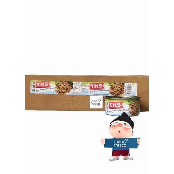 

Tks Daging Ikan Tuna Kaleng- Tuna Flakes In Canned 185G- 1 Dus Gosend
