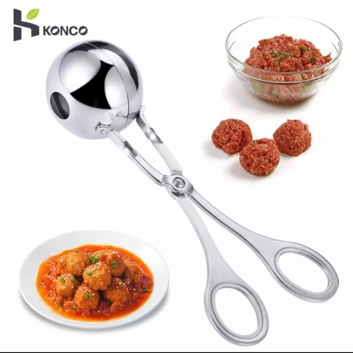 

Konco Pembuat Bola Meatball / Bakso / Ice Cream / Buah Stainless Steel