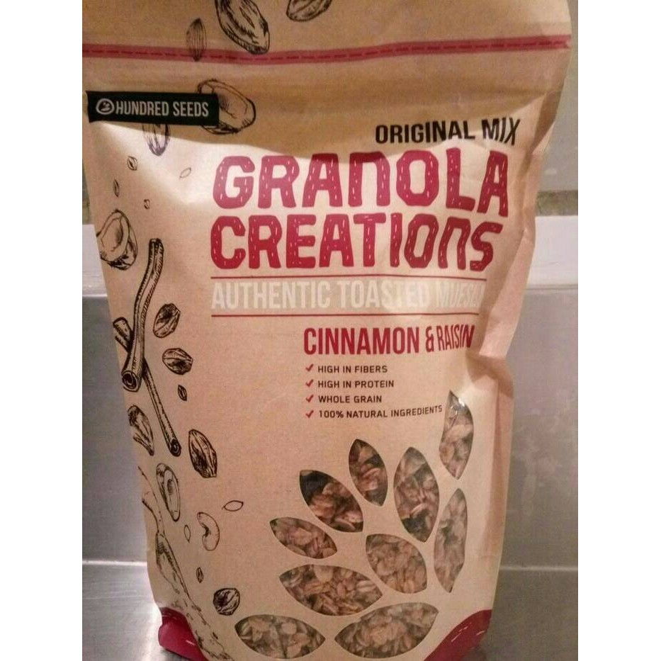 

Granola muesli Cinnamon & Raisin 480gr