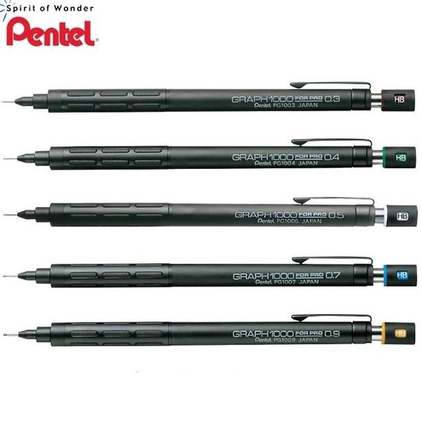 

Pentel Graph 1000 For Pro Drafting Mechanical Pencil Pensil Mekanik PG