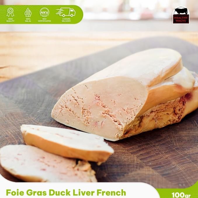 

TERLARIS - Foie Gras Duck Liver Hati Angsa Import France 100 Gram