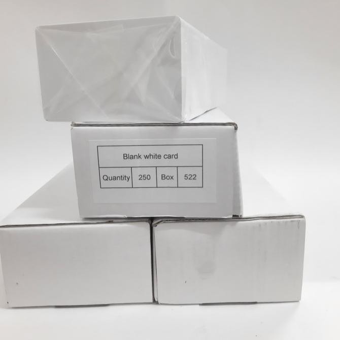 

NEW Kartu Pvc Putih Polos / Blank White Id card (BOX)
