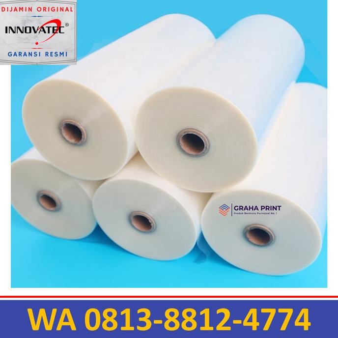 

TERBARU - Plastik Bahan Laminasi Laminating Roll Panas Thermal 33cm x 200m Doff