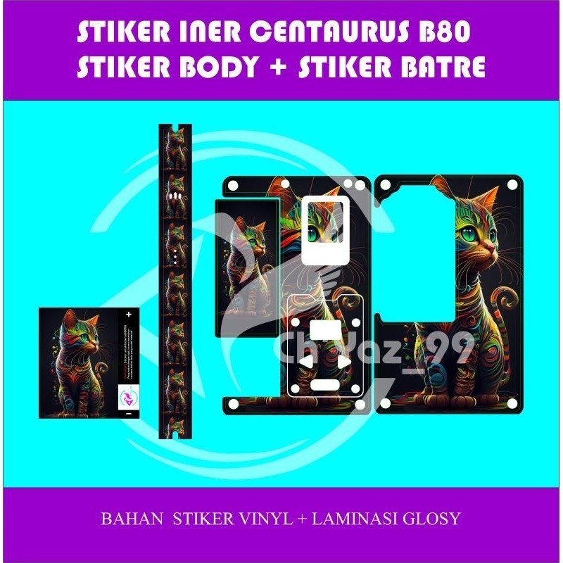 *2Piece* Paketan Cent4b80 Garskin Stiker Casing Custom Bebas Dan Bayar Ditempat