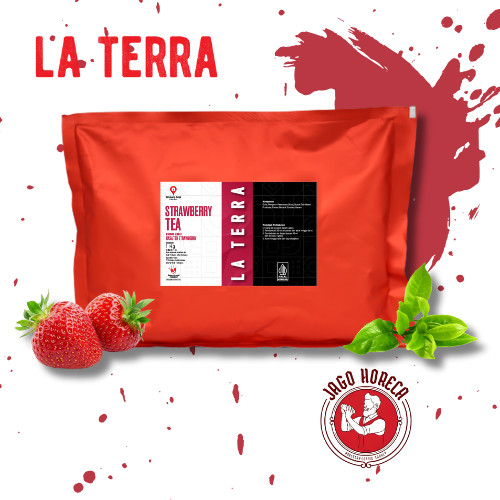 

La Terra Tea Powder Strawberry Tea 1000gr l Bubuk Minuman