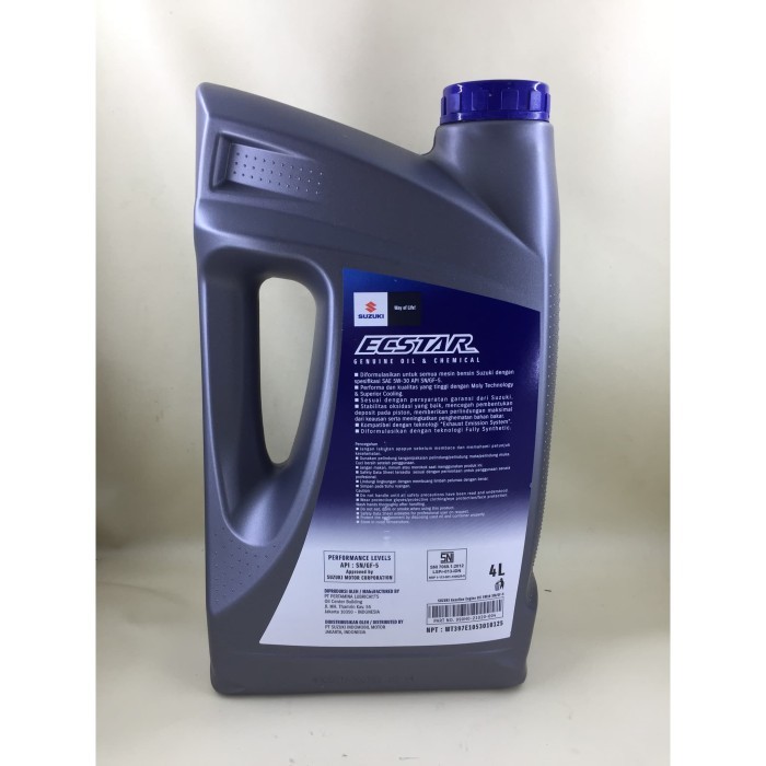 Oli Mesin Suzuki Ecstar 5W-30 Sn/Gf-5 Terlaris