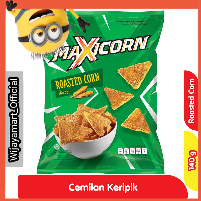 

Maxicorn Keripik Tortila Jagung Bakar 140 g