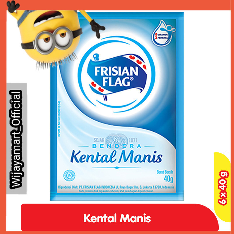 

Frisian Flag Kental Manis Putih 6 x 40 g
