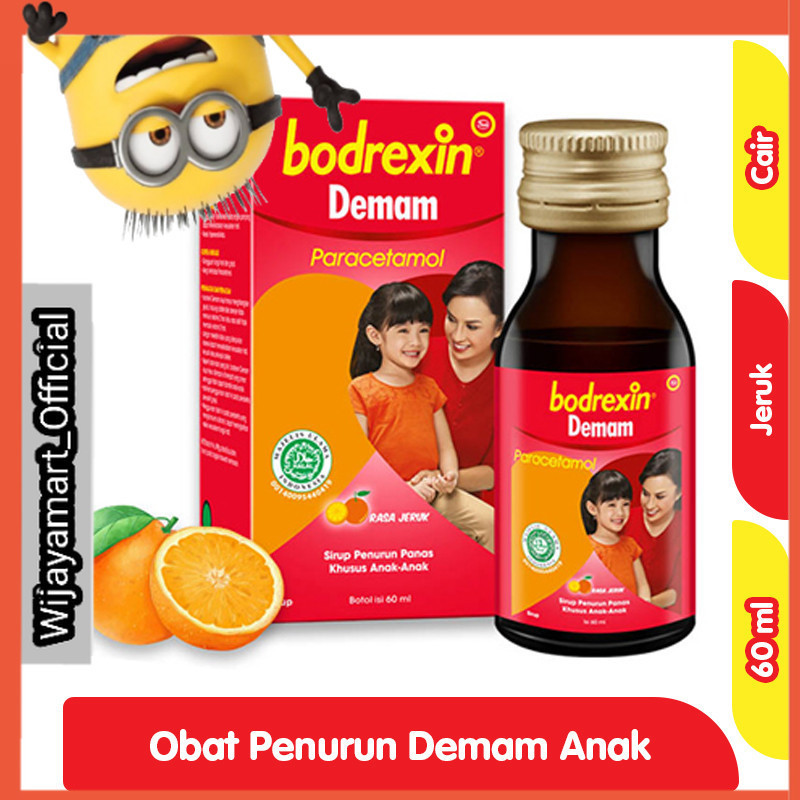 

Bodrexin Obat Penurun Demam Anak Cair Rasa Jeruk 60 ml