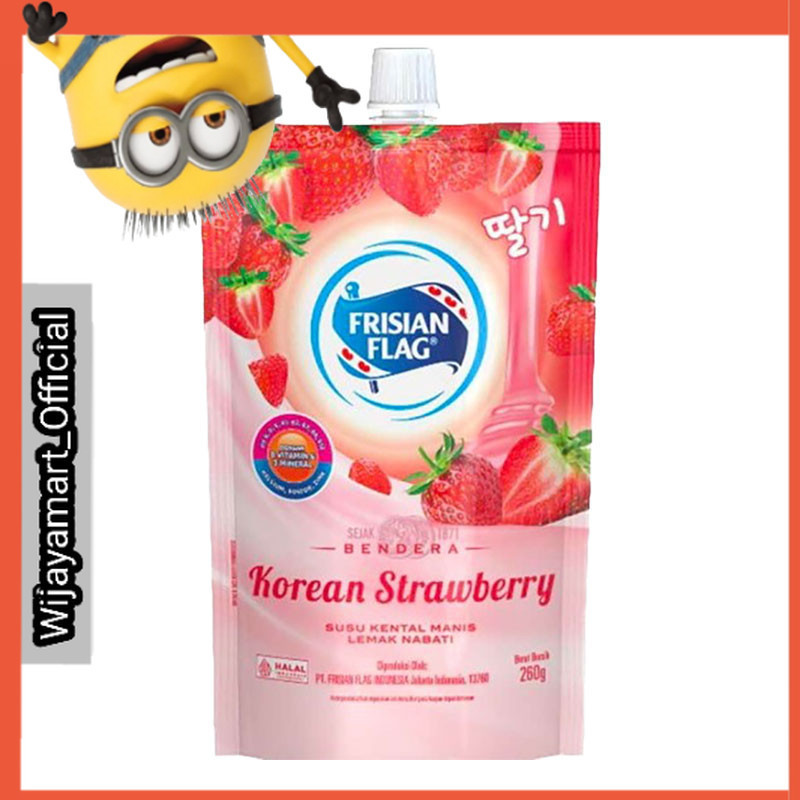 

Frisian Flag Kental Manis Stroberi Korea 260 g