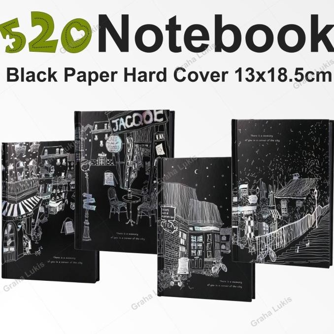 

Sale Notebook Black Paper Hard Cover 13X18,5Mm