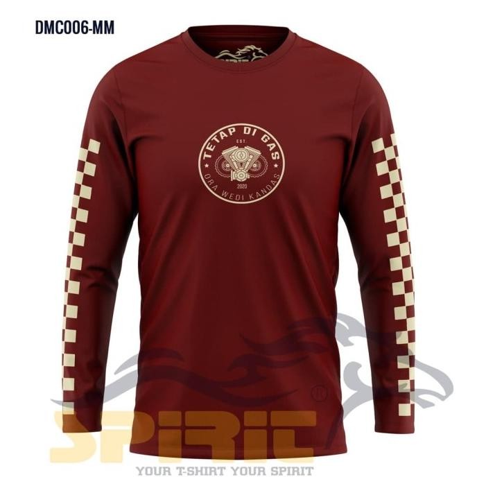 BAJU KAOS ANAK MOTOR RIDER MOTOR CLUB PRIA LENGAN PANJANG