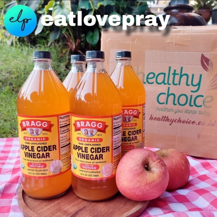 

Bragg Apple Cider Vinegar 946 ml / 32 oz / Cuka Apel / Original BPOM