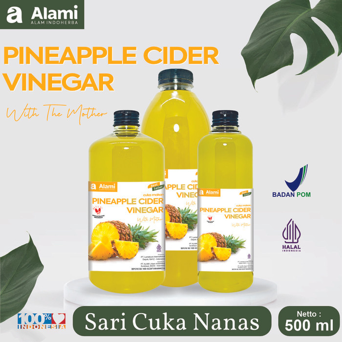 

ALAMI CUKA NANAS 500 ML 100% ORIGINAL ORGANIC UNTUK DIET DETOX ALAMI