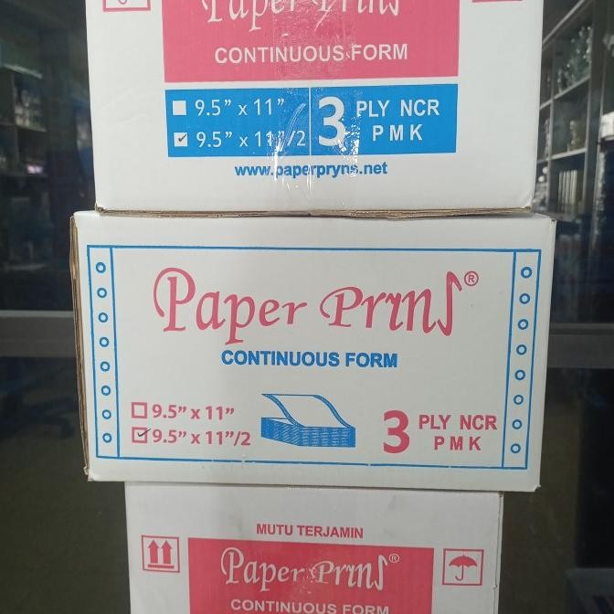 

TERLARIS - CONTINUOS FORM PAPERPRYNS 3PLY NCR BAGI 2