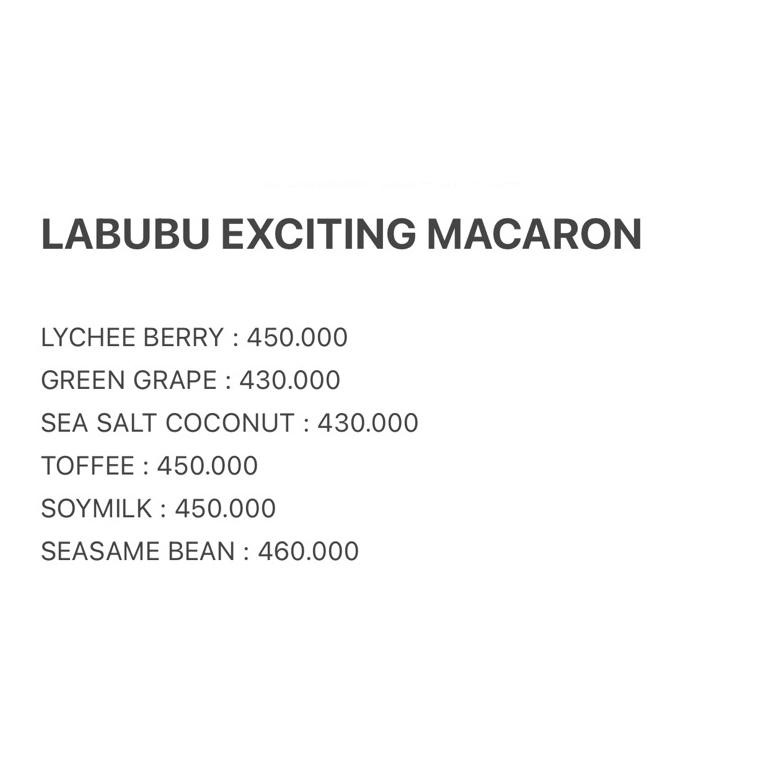 

CR - [PRE ORDER BACA DESKRIPSI] LABUBU EXCITING MACARONS TERLARIS
