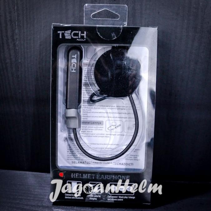 Helm Headset Bluetooth Helm Techaddict | He01 | + Microphone Music Wireless