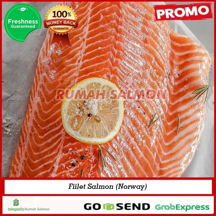 

Fillet Salmon Segar Fresh 500 Gr / Spesial Salmon Untuk Sashimi Belly
