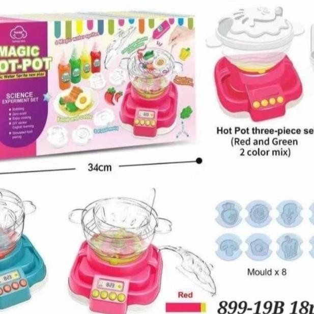 Mainan anak masak hotpot waterscape water jelly  BJ