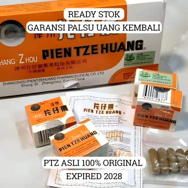 PIEN TZE HUANG Original Obat Luka Pasca Operasi Pien Tze Huang Asli 100% Original