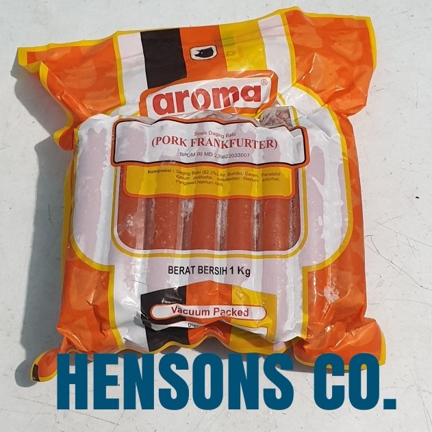 

Pork Frankfurter Sosis Aroma Bali @1Kg
