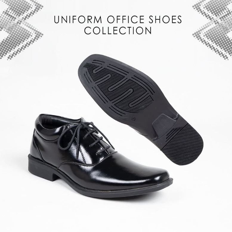 Pantofel Premium Army86 Sepatu PDH Pantofel pantovel hitam pria tni polri satpam kulit asli model