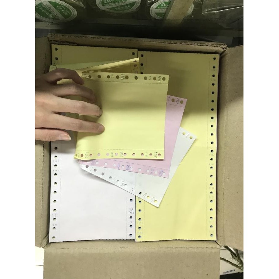 

TERBARU - paper print continuous form 9.5 x 11/2 3 ply WARTEL kertas continuo