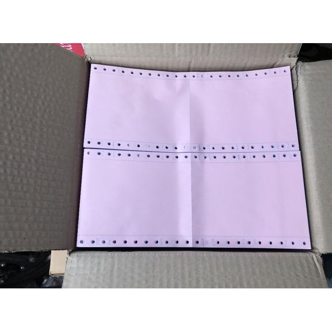 

BEBAS ONGKIR - paper print continuous form 9.5 x 11/2 2 ply kertas continuous