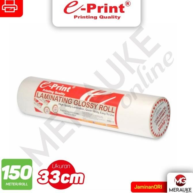 

BEBAS ONGKIR - E-Print Plastik Laminating Roll Glossy 32 Micron