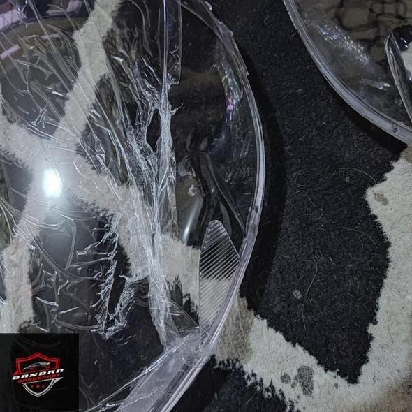KACA MIKA LAMPU DEPAN HEADLAMP HONDA JAZZ GD3 2003-2008 BENJOLAN