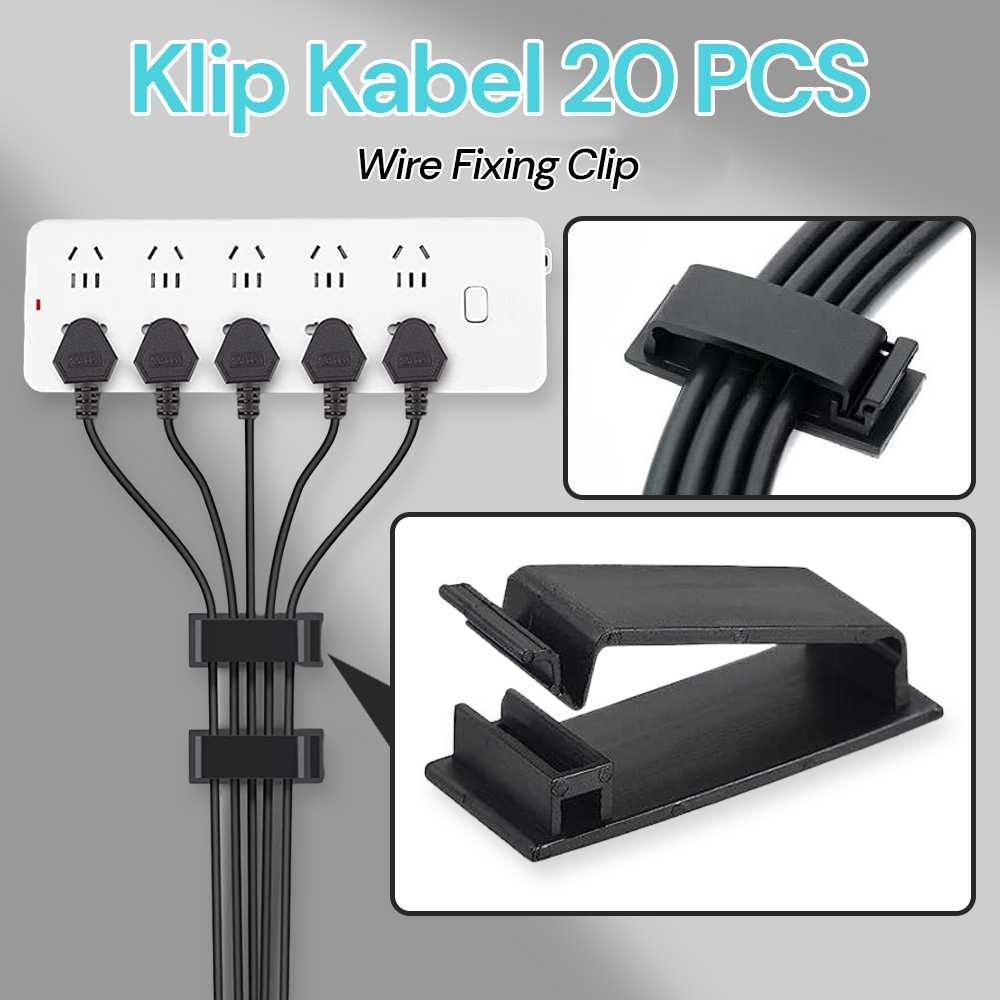 

UXCL Klip Kabel Tempel Wire Fixing Clip 20 PCS - FC30